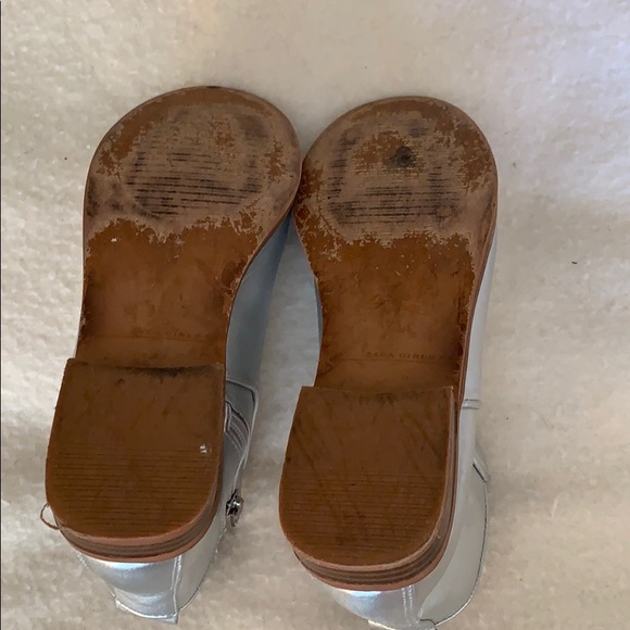 ZARA SILVER ANKLE BOOTS - Picture 4 of 5